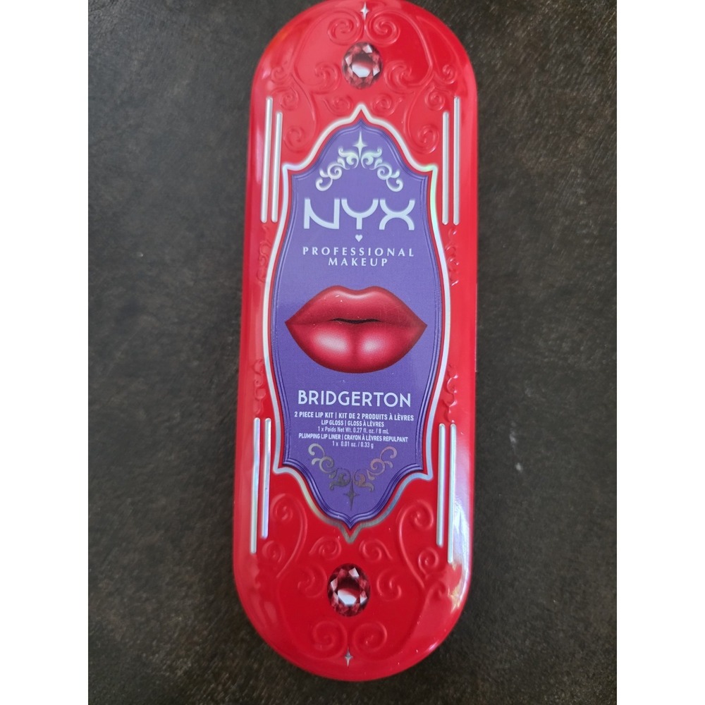 NYX BRIDGERTON‎ 2 Piece Lip Kit Royal Butter Gloss & Plumping Liner BRLK04 Red